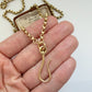 Victorian 15ct gold shepherds hook