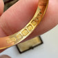 Antique 18ct gold & old cut diamond starburst ring