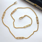 Vintage/antique 18ct gold mixed link chain