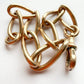 Antique 9ct gold open curb link bracelet
