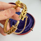 Antique 15ct gold & diamond horseshoe bracelet