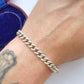 Antique Sterling silver curb bracelet