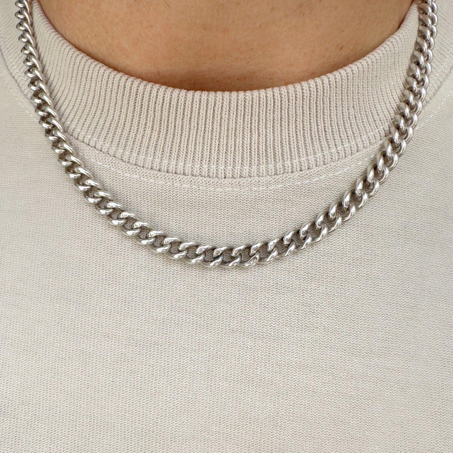 Antique Sterling silver Albert/watch chain