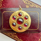 Victorian 15ct gold & garnet locket