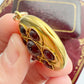 Victorian 15ct gold & garnet locket