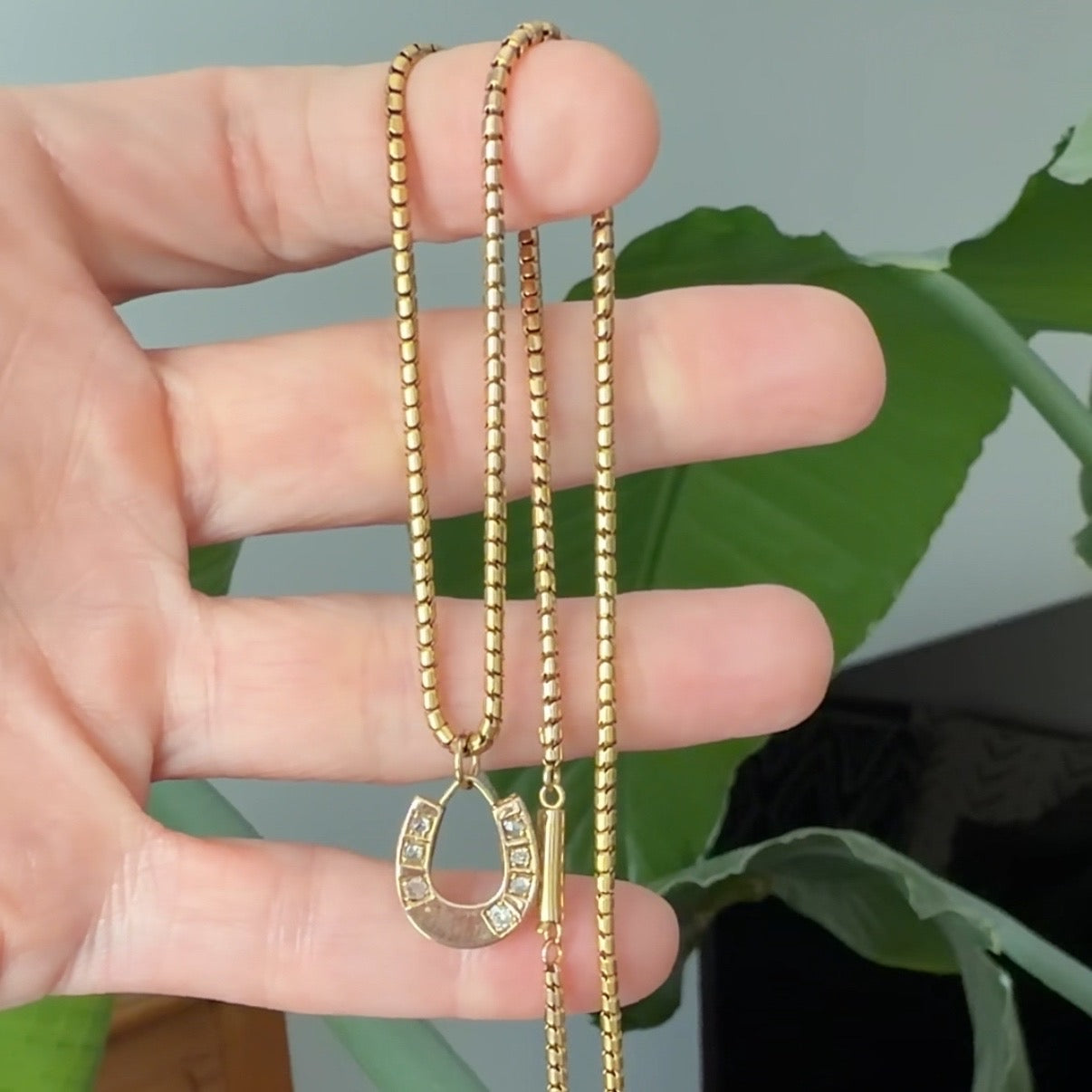 Antique 15ct gold snake chain