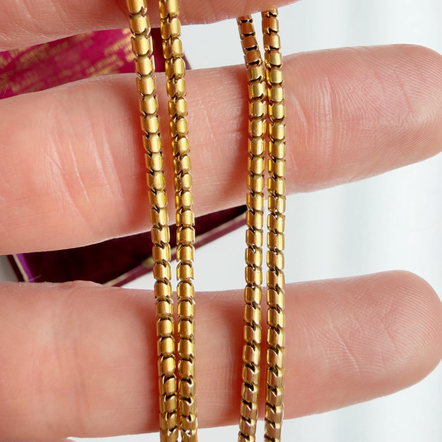 Antique 15ct gold snake chain