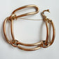 Antique 9ct gold large link bracelet