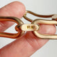 Antique 9ct gold large link bracelet