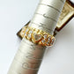 Vintage 18ct gold & diamond heart ring