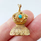 Georgian 15ct gold & bloodstone fob locket