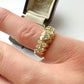 Vintage 18ct gold & diamond heart ring