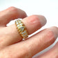 Vintage 18ct gold & diamond heart ring
