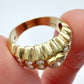 Vintage 18ct gold & diamond heart ring