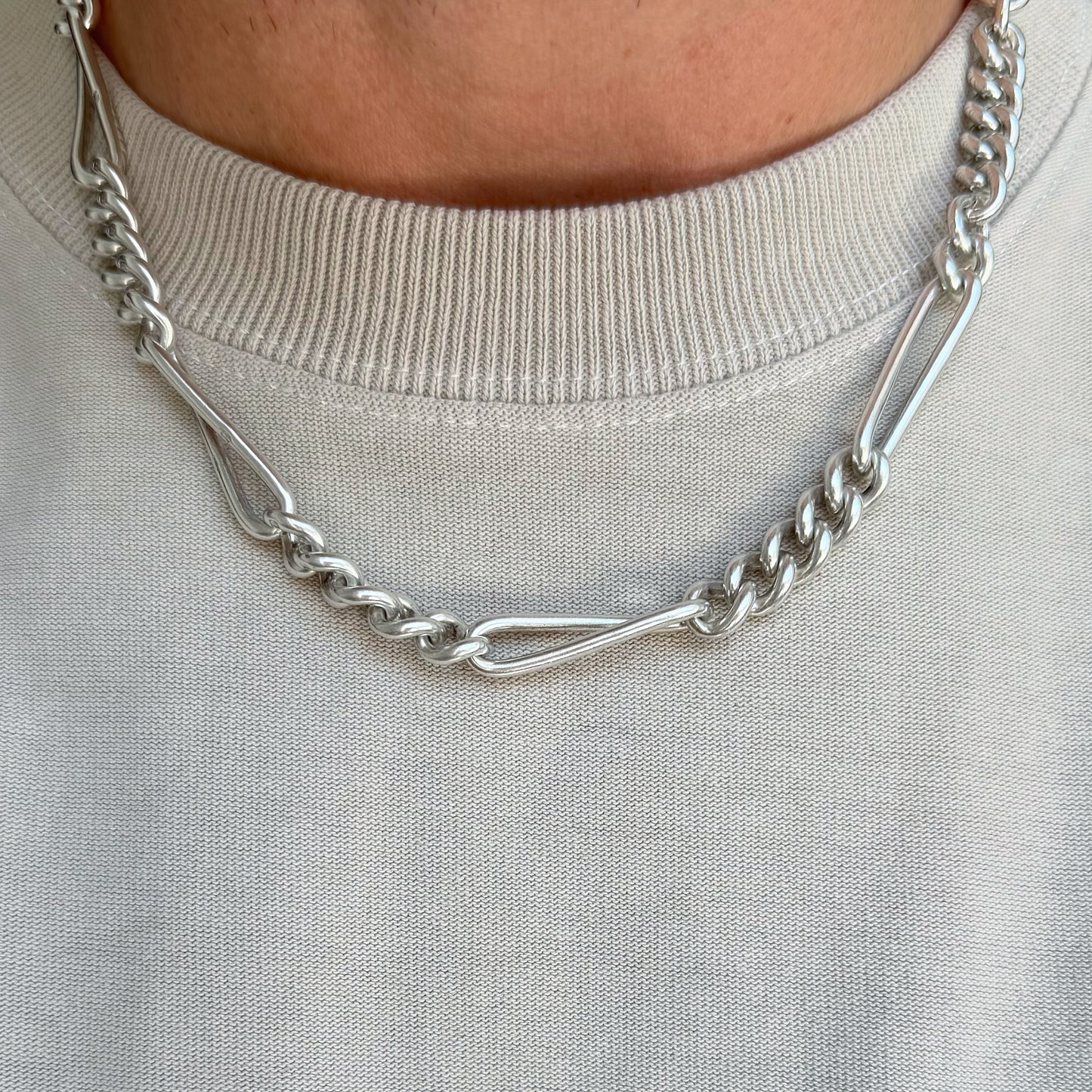 Antique silver Albert/watch chain