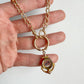 Victorian 15ct gold XL bolt ring