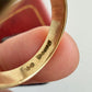 Vintage 9ct gold bird signet ring
