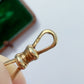 French antique 18ct gold double dog clip