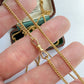 French antique 18ct gold double dog clip