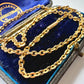 Antique 9ct gold flat cable link chain