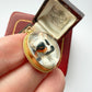 Antique 15ct gold Essex Crystal Dog Pendant