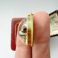 Antique 15ct gold Essex Crystal Dog Pendant