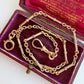 Antique 9ct rosy gold Albert watch chain