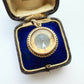 Antique 9ct gold compass charm