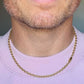 Antique 18ct gold cable link chain