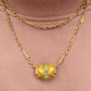 Georgian high carat & turquoise slider