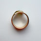 Antique 15ct gold & emerald snake ring