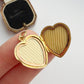 Edwardian 15ct gold & old mine cut diamond starburst heart locket
