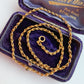 Antique 15ct gold lovers knot chain