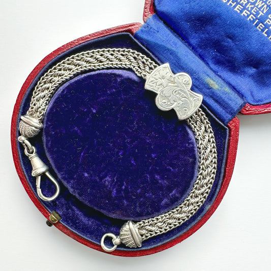 Antique silver Albertina bracelet