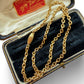 Antique 18ct gold cable link chain