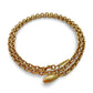 Antique 18ct gold cable link chain