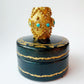 Georgian high carat & turquoise slider