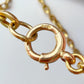 Antique 15ct gold flat cable link chain