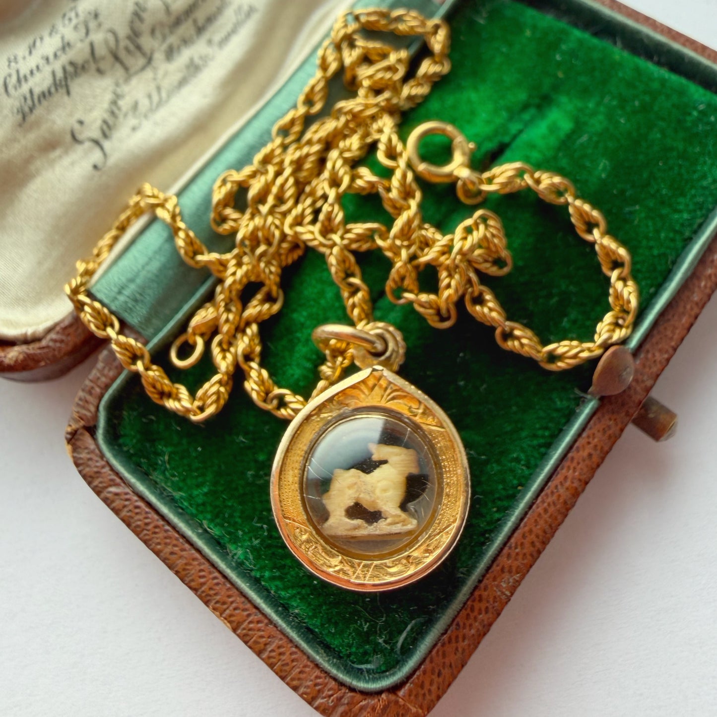 High carat amulet charm