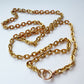 Antique 15ct gold flat cable link chain