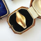 Vintage French 18ct gold signet ring