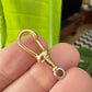 18ct gold, platinum & diamond snake dog clip