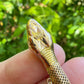 Antique 9ct gold ouroboros gold snake bracelet
