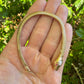 Antique 9ct gold ouroboros gold snake bracelet