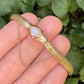 Antique 9ct gold ouroboros gold snake bracelet