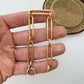 Antique 18ct gold paperclip bracelet