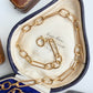 Vintage/antique 9ct gold mixed link Albert chain