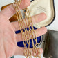 Vintage/antique 9ct gold mixed link Albert chain