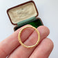 Antique 13.5ct gold Georgian split ring