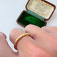 Antique 13.5ct gold Georgian split ring